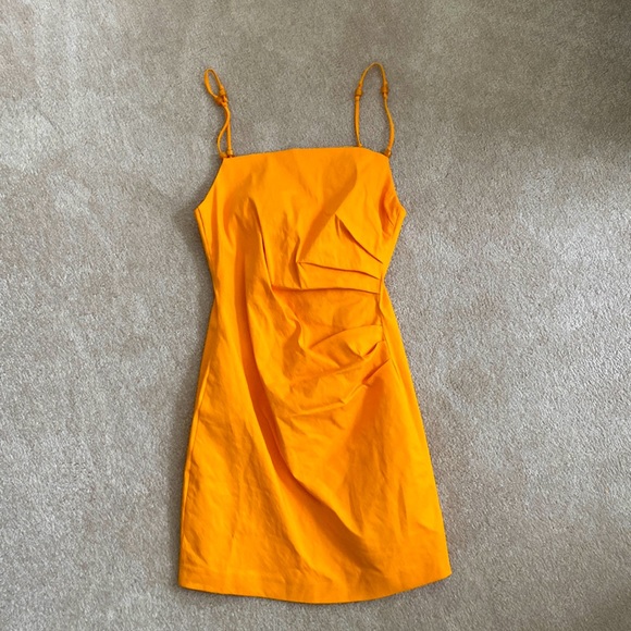 zara orange dress Women's Mini Dresses Dont tumble dry. Zara Dresses | Zara Shoulder